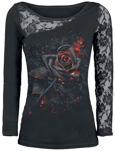 Spiral langarmshirt damen - spiral,