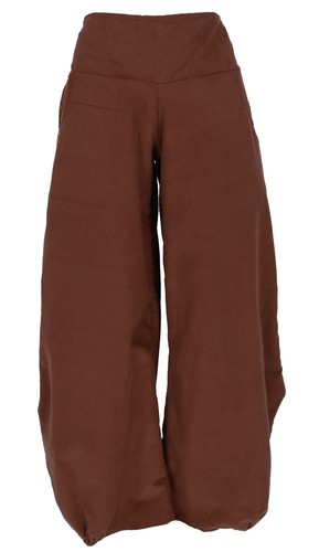 Weite boho cord pluderhose - cord,