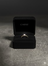 CHRIST Damenring 585 Gelbgold | Brillant 0,15 ct | mit Zertifikat | Solitaire