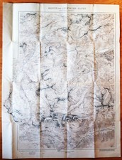 1913 Reichswehr Karte Alpen