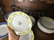 8 Dessertteller 19 cm. von Hutschenreuther, Medley