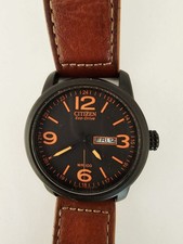 CITIZEN Eco - Drive WR 100 alte Armbanduhr Quartz wristwatch Groß Vintage