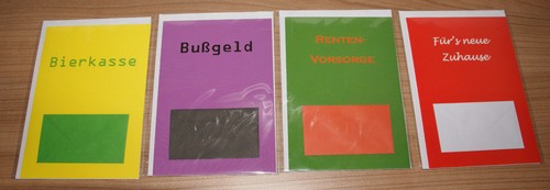Gutscheinkarten mit - 4x,