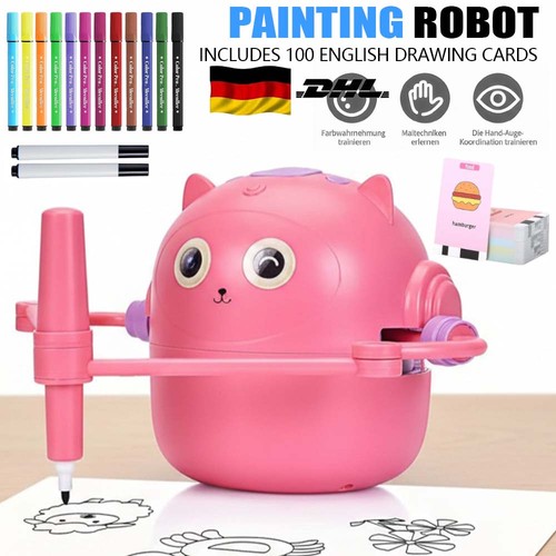 Zeichenroboter mit 100 karten - 100,