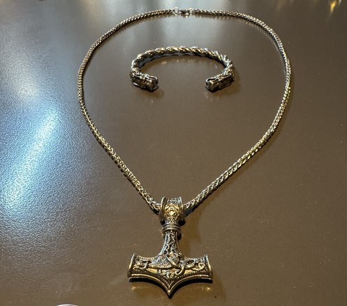 Viking kette armreif set - armreif,
