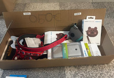 Gemischte Kiste viel Zubehör konvolut Haushalt, Hüllen