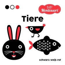 Tiere schwarz-weiß-rot (Baby