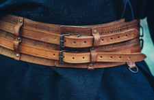 Rustikaler gürtel wikinger - rustikaler,