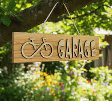 Fahrrad Garage Dekoschild für