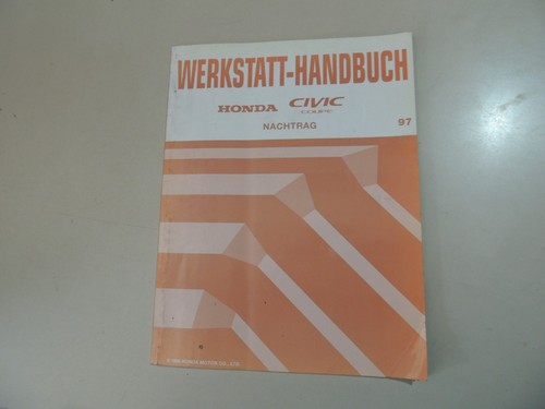 1997 werkstatthandbuch - 1997,