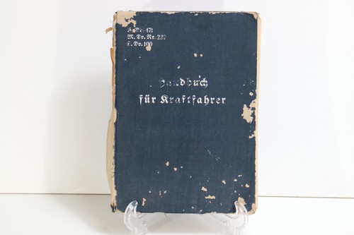 Handbuch für kraftfahrer - handbuch, 1939