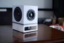 4 bis 4,5  Zoll Push Pull Mini Subwoofer Gehäuse "Würfelzucker" exclusiv 