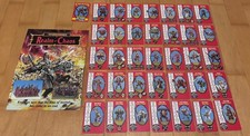 Chaos Citadel Combat Cards Complete Vintage Set - Games Workshop GW plus Poster