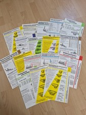 Orig.  Schlepper Prospekt Konvolut Amazone Traktor Lanz IHC Güldner Fendt Eicher