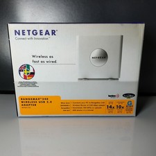 Netgear rangemax 240 Wireless USB 2.0 Adapter Connects your PC WPNT121 OVP + CD