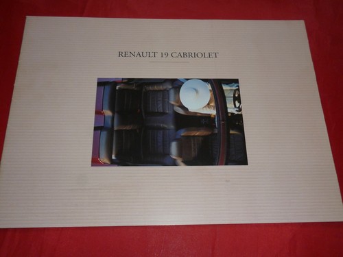 Renault cabriolet - renault, 19