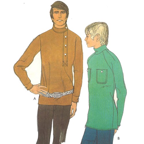 60er jahre muster - 60er, herren