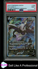 FA/LUGIA V SILVER TEMPEST-GERMAN POKEMON SW & SH SILVER TEMPEST 2022 186 PSA 9
