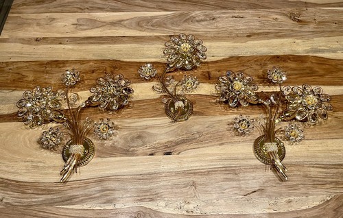 Palwa blumen wandlampe - wandlampe, 3-er