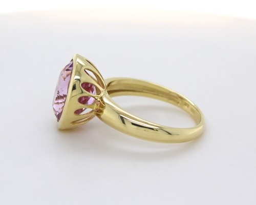 Morganitring gold 585 - gold, rosa
