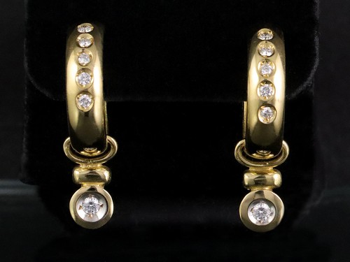 Wandelbare brillant ohrstecker - brillant,