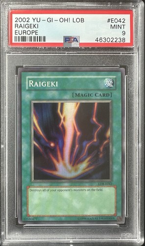 2002 yugioh psa - yugioh, lob-e053