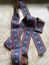 Borte Borde Webband Mittelalter Tribal Folklore Landhaus Kostüm 202 cm unbenutzt