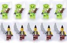 10 x Lego Figuren Ninjago
