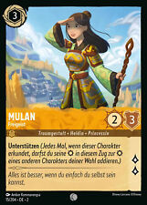 Disney Lorcana Karte - 4x Mulan - Freigeist 15/204 - 2ROF - Commen