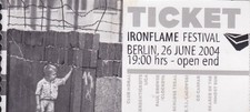 ironflame.de-Festival Eintrittskarte/-ticket 2004 Berlin *Schloss Tegal S.E.T.I.