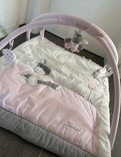 Sterntaler Emmi Esel Spielbogen rosa grau weiß Mädchen Baby Decke