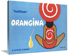 Canvas Art - Orangina Beverage