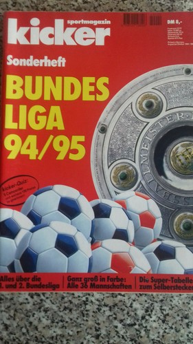 Kicker sonderheft 1994 95 - sonderheft, 1994/95