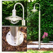 Stehlampe edelstahl aussen - edelstahl,