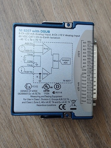 National instruments 9207 - instruments, ni