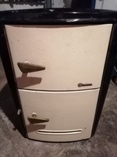 Schöner alter Ofen von Südring Allesbrenner Holzofen Kohleofen antik emailliert 