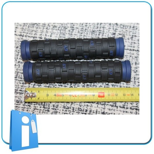 Puños grips negro azul - puños,