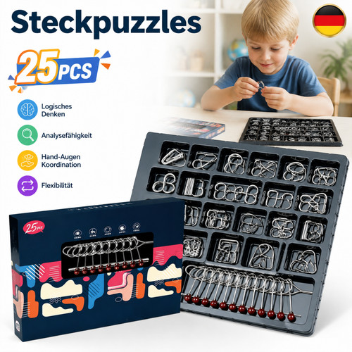 Metall puzzle set - metall,
