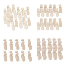 80 Stück  DIY Holzfiguren