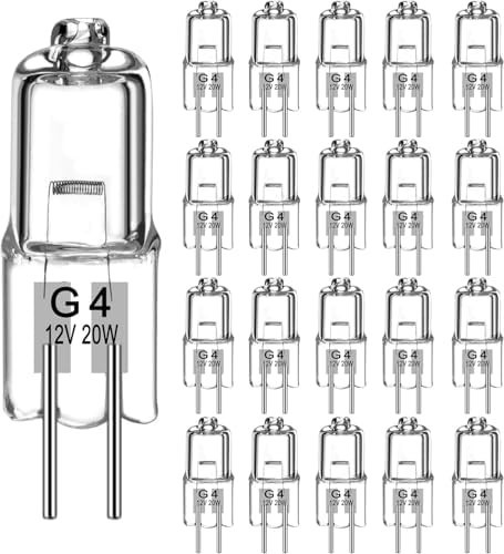 20x halogenlampen 20w 12v - 20x, g4