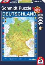 Deutschlandkarte, 1.000 Teile