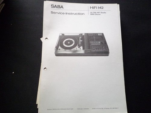 Original service manual - service,