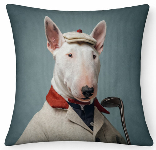 Pitbull golfer kissen - pitbull,