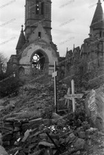 Negativ-Pforzheim-Innenstadt-Zerstörung-Ruinen-2.Weltkrieg-Trümmer-Kirche-7