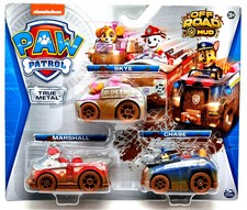 Paw Patrol True Metal OFF Road Mud Fahrzeuge Autos Cars Figur Sky,Marshall;Chase