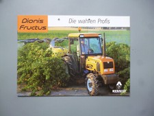 RENAULT Die wahren Profis Traktor  Original Schlepper Prospekt 12 Seiten