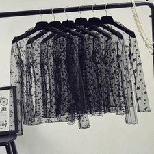 Sommer Damen Spitze Blusen