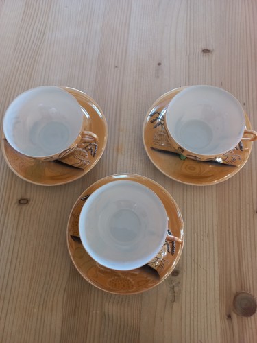 Chinesische teetassen 3er set - teetassen,
