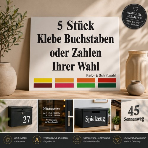 Stück klebezahlen - stück,