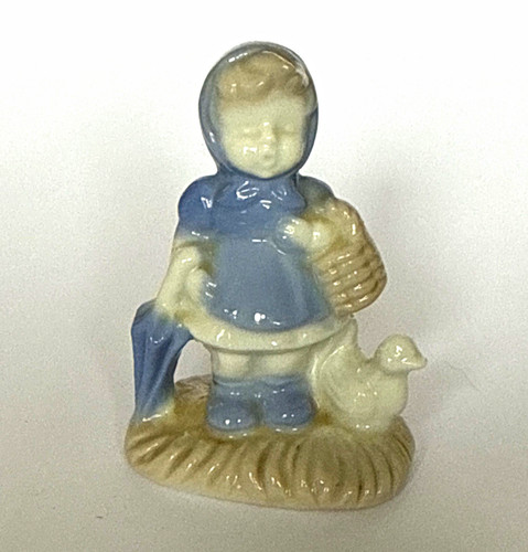 Porzellan figur mädchen - figur,